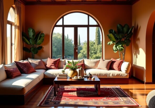 Salon marocain contemporain : 30 inspirations élégantes à explorer !